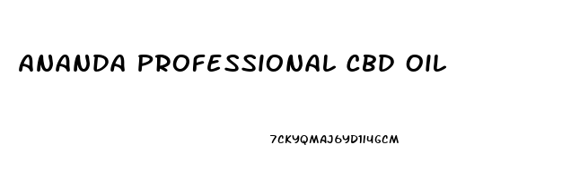 Ananda Professional Cbd Oil