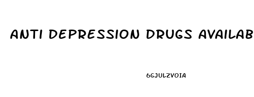 Anti Depression Drugs Available In Pakistan