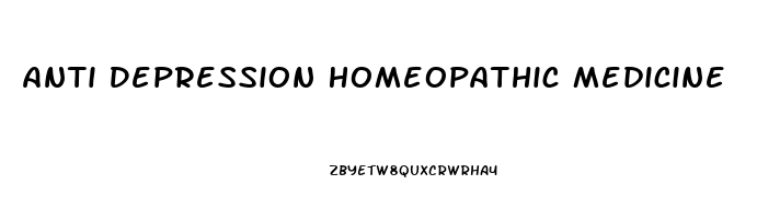 Anti Depression Homeopathic Medicine