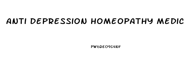 Anti Depression Homeopathy Medicine