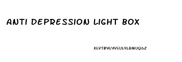 Anti Depression Light Box