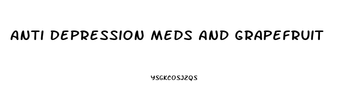 Anti Depression Meds And Grapefruit