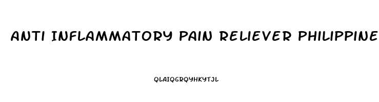 Anti Inflammatory Pain Reliever Philippines