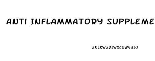 Anti Inflammatory Supplements For Depression