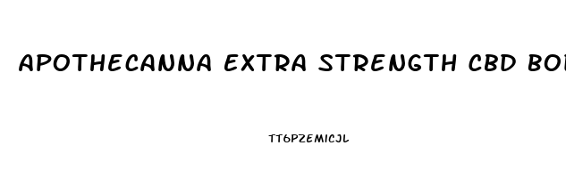 Apothecanna Extra Strength Cbd Body Oil