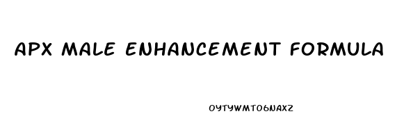 Apx Male Enhancement Formula