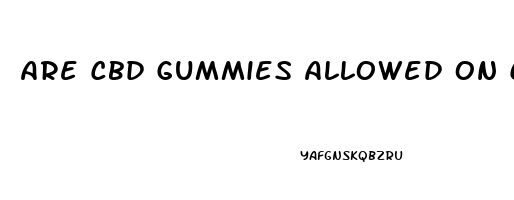 Are Cbd Gummies Allowed On Cruise Ships