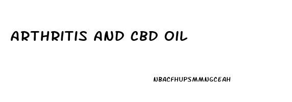 Arthritis And Cbd Oil