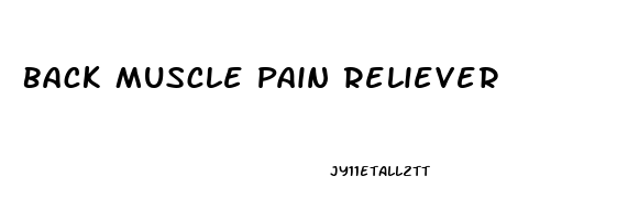 Back Muscle Pain Reliever