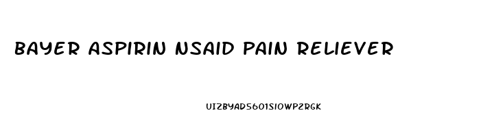 Bayer Aspirin Nsaid Pain Reliever