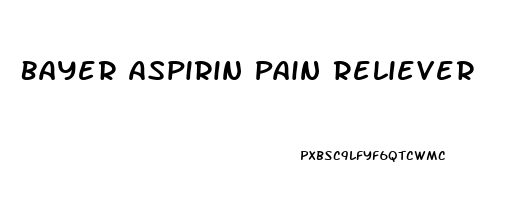 Bayer Aspirin Pain Reliever