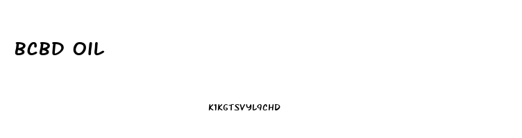 Bcbd Oil
