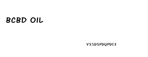 Bcbd Oil