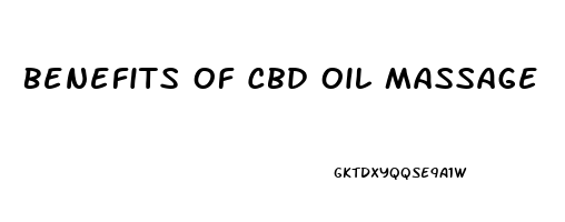 Benefits Of Cbd Oil Massage