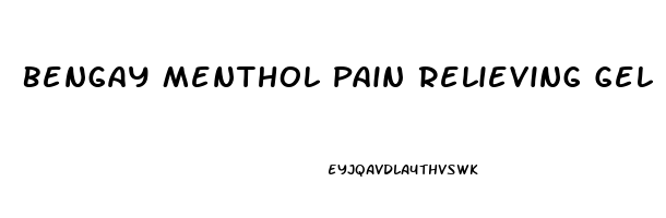 Bengay Menthol Pain Relieving Gel Review