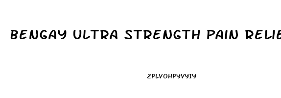Bengay Ultra Strength Pain Relieving Cream 4 Oz