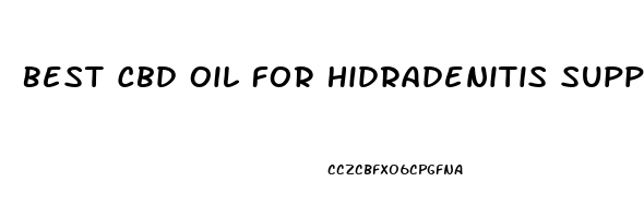 Best Cbd Oil For Hidradenitis Suppurativa