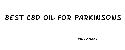 Best Cbd Oil For Parkinsons