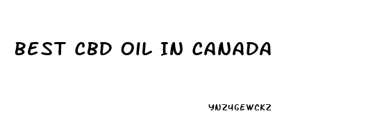 Best Cbd Oil In Canada