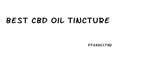 Best Cbd Oil Tincture