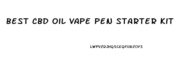 Best Cbd Oil Vape Pen Starter Kit