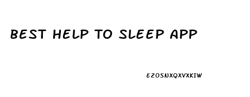 Best Help To Sleep App
