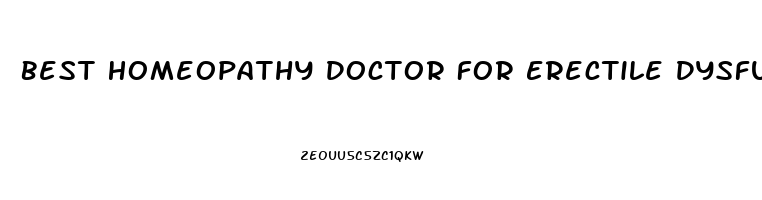 Best Homeopathy Doctor For Erectile Dysfunction In India