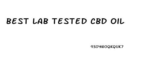 Best Lab Tested Cbd Oil