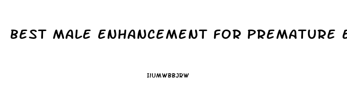 Best Male Enhancement For Premature Ejaculation