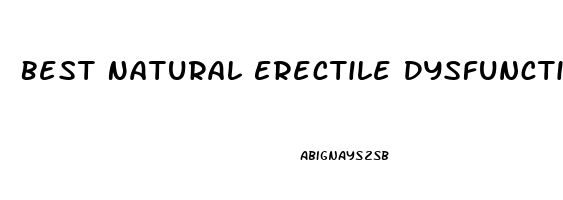 Best Natural Erectile Dysfunction Supplement