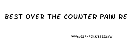 Best Over The Counter Pain Reliever For Pinched Nerve