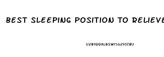 Best Sleeping Position To Relieve Sciatica Pain