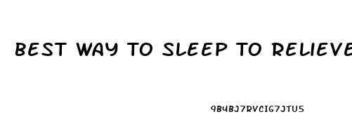 Best Way To Sleep To Relieve Upper Back Pain