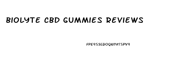 Biolyte Cbd Gummies Reviews