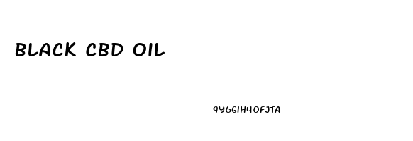Black Cbd Oil