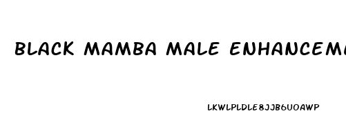 Black Mamba Male Enhancement