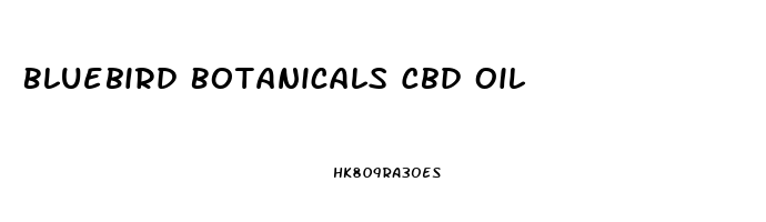 Bluebird Botanicals Cbd Oil