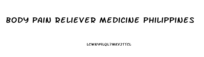 Body Pain Reliever Medicine Philippines