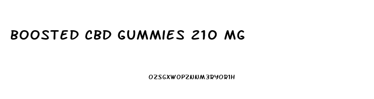 Boosted Cbd Gummies 210 Mg
