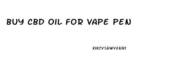 Buy Cbd Oil For Vape Pen