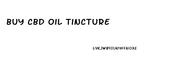 Buy Cbd Oil Tincture