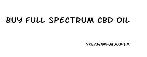 Buy Full Spectrum Cbd Oil