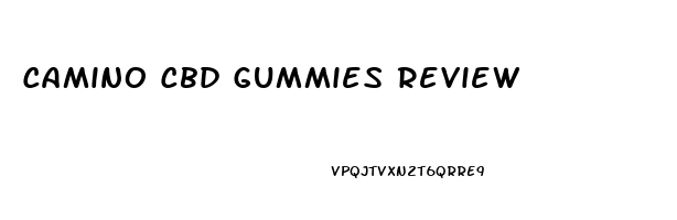 Camino Cbd Gummies Review