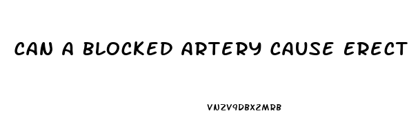 Can A Blocked Artery Cause Erectile Dysfunction