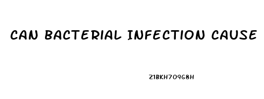 Can Bacterial Infection Cause Erectile Dysfunction