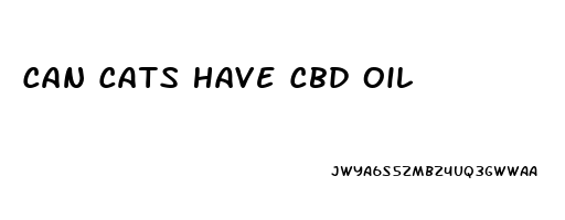 Can Cats Have Cbd Oil