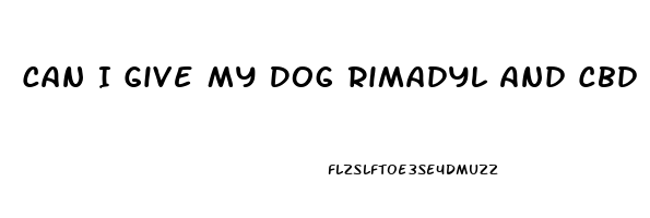 Can I Give My Dog Rimadyl And Cbd Oil