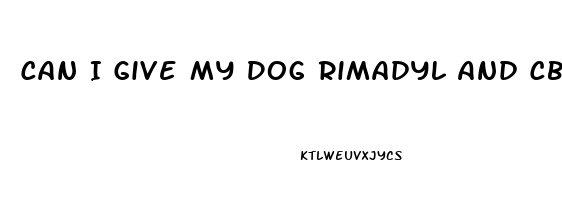 Can I Give My Dog Rimadyl And Cbd Oil