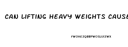 Can Lifting Heavy Weights Cause Erectile Dysfunction