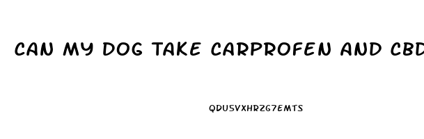 Can My Dog Take Carprofen And Cbd Oil